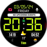 WIN BIG LCD Digital Watch Face